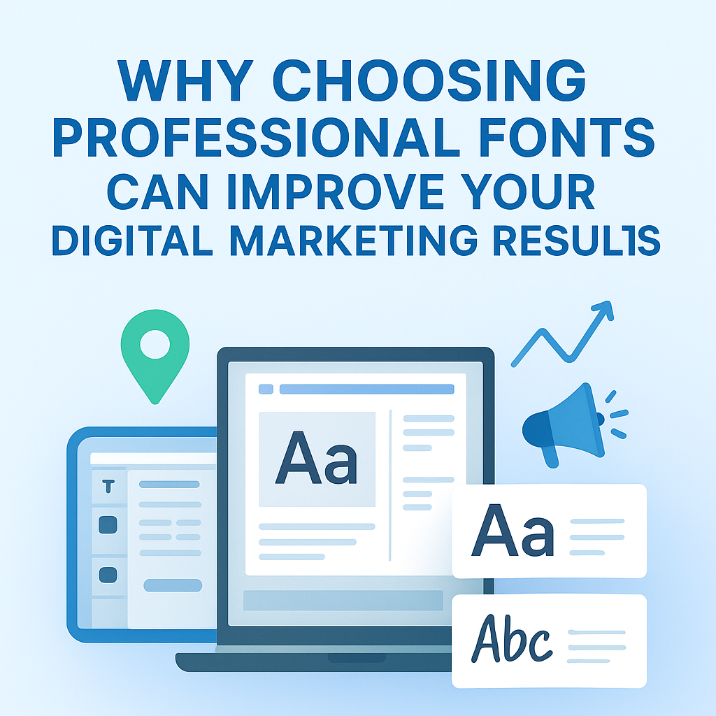 Why Choosing Professional Fonts Can Improve Your Digital Marketing Results