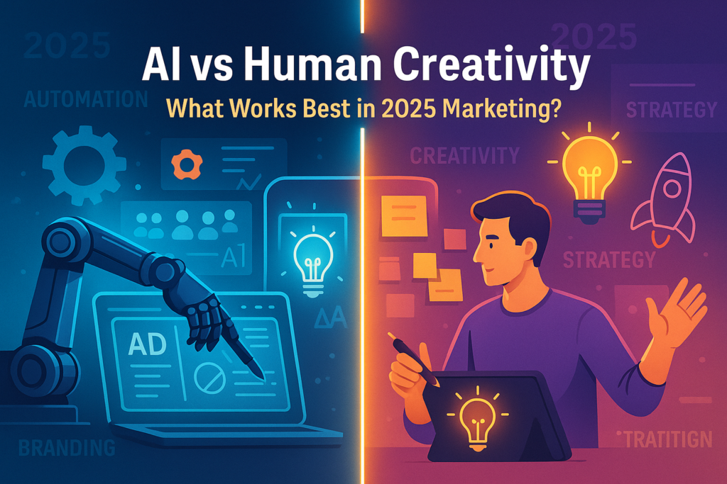 AI vs Human Creativity: What Works Best in 2025 Marketing?