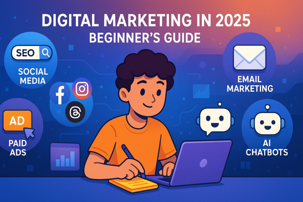 Complete Beginner’s Guide to Digital Marketing in 2025