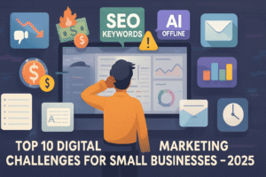Top 10 digital marketing challenges for small businesses 2025