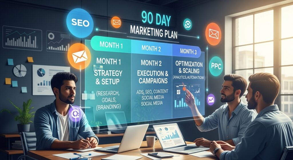 How to Build a 90-Day Digital Marketing Plan for Your Startup