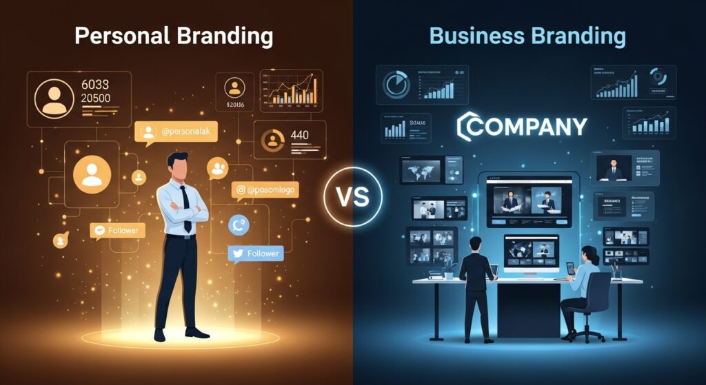 Personal Branding vs Business Branding What to Focus On