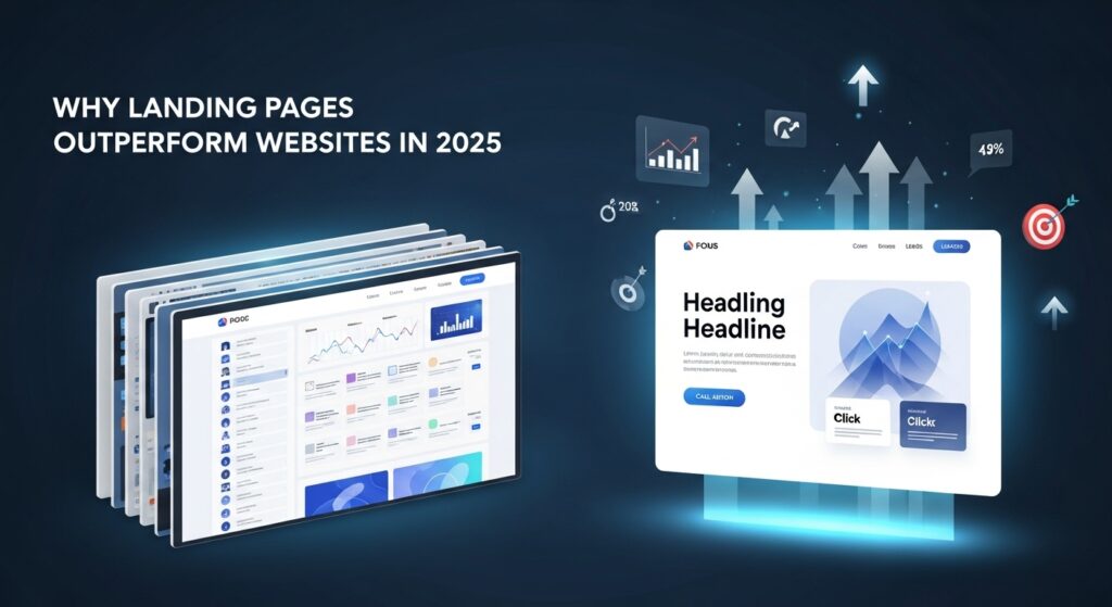 Why Landing Pages Outperform Websites in 2025