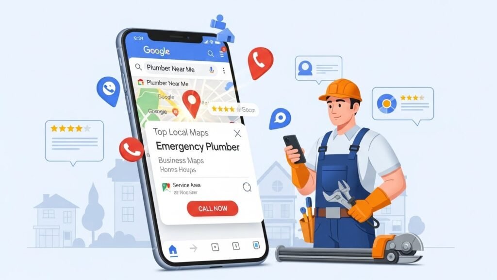 How Plumbers Can Grow with Local Google Searches