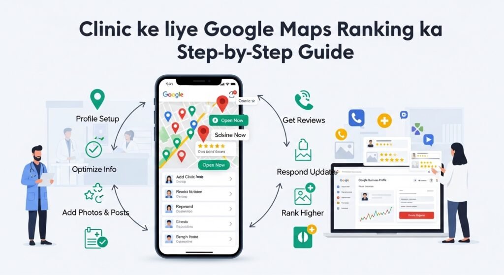 Clinic ke liye Google Maps Ranking ka Step-by-Step Guide