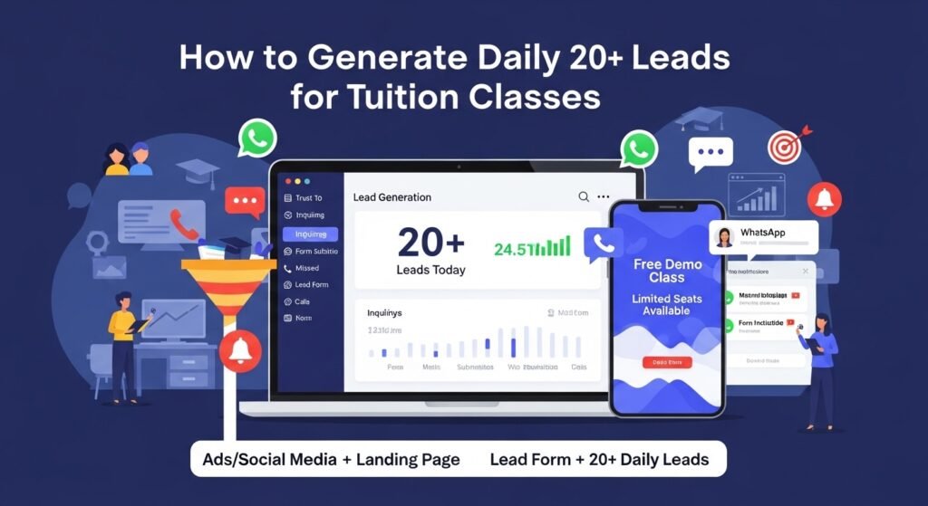 How to Generate Daily 20+ Leads for Tuition Classes