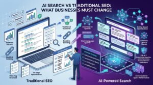AI Search vs Traditional SEO What Businesses Must Change