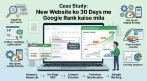 Case Study: New Website ko 30 Days me Google Rank kaise mila