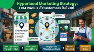 Hyperlocal Marketing Strategy 1 KM Radius में Customers कैसे लाएं