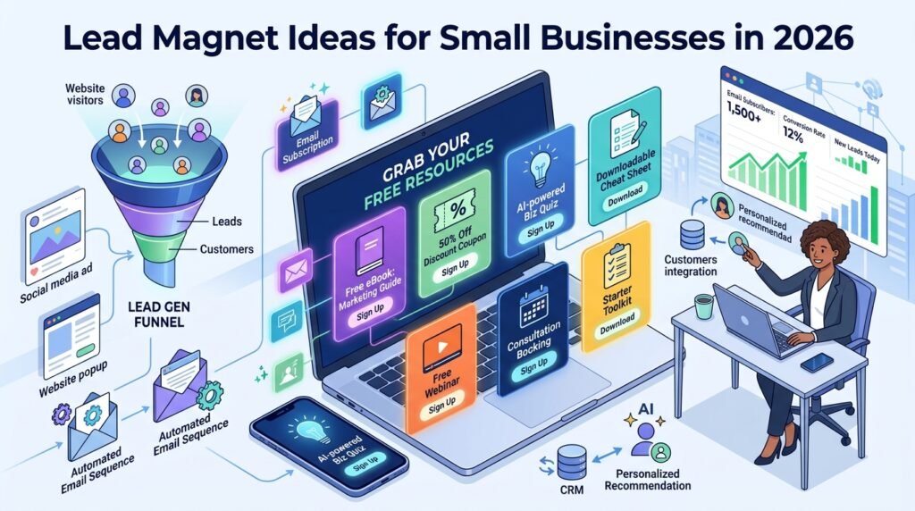 Lead Magnet Ideas for Small Businesses in 2026