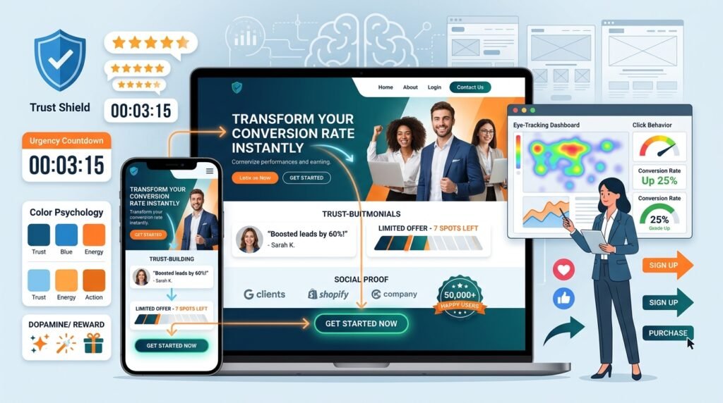 Psychology-Based Landing Pages That Convert Visitors Faster