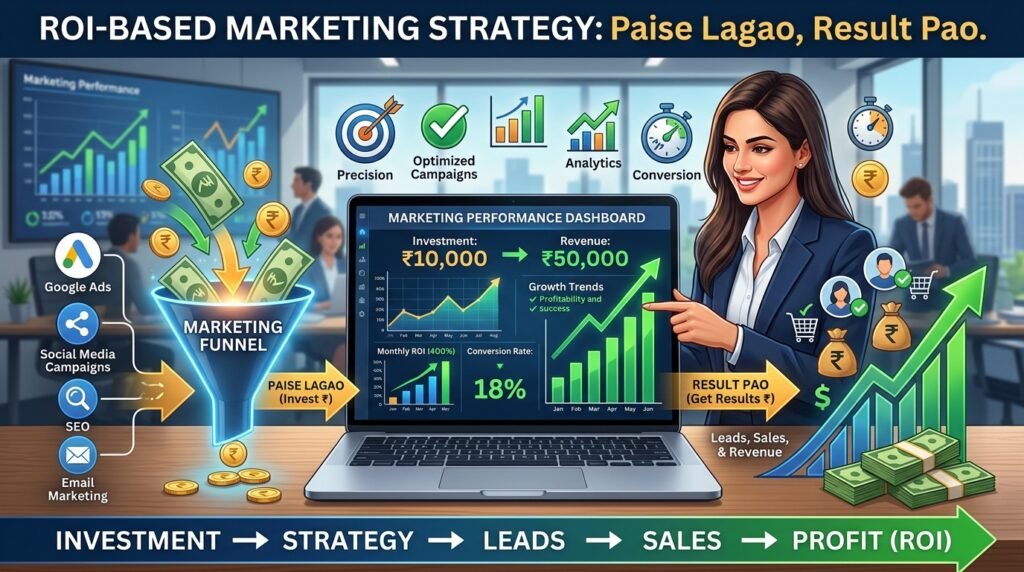 ROI Based Marketing Strategy Paise lagao