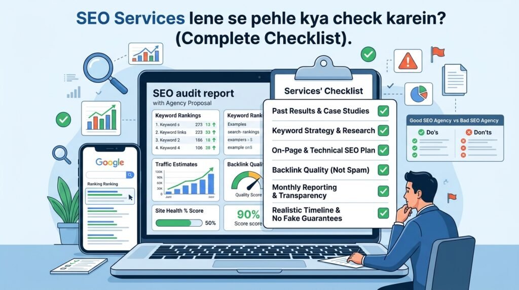 SEO Services lene se pehle kya check karein (Complete Checklist)