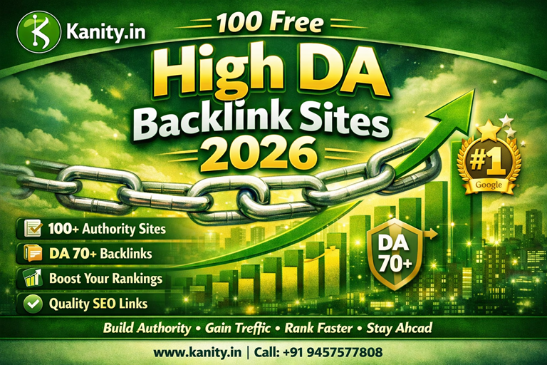 100 Free High DA Backlink Sites List for 2026: Boost Rankings Faster with Quality Links