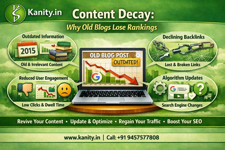 Content Decay Why Old Blogs Lose Rankings