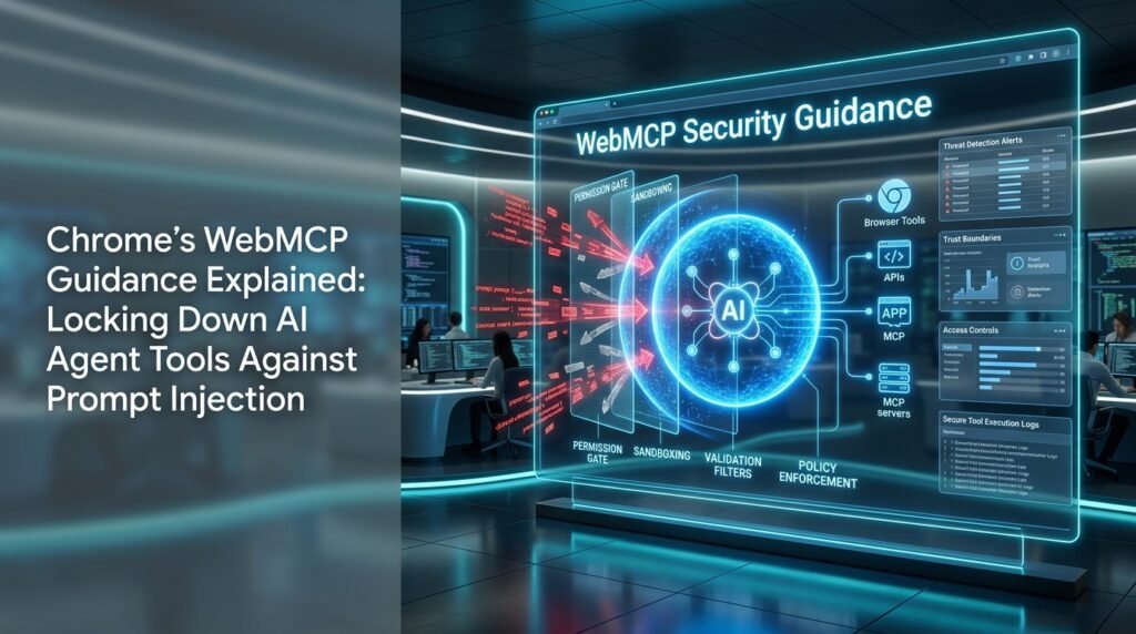 Chromes WebMCP Guidance Explained Locking Down AI Agent Tools Against Prompt Injection