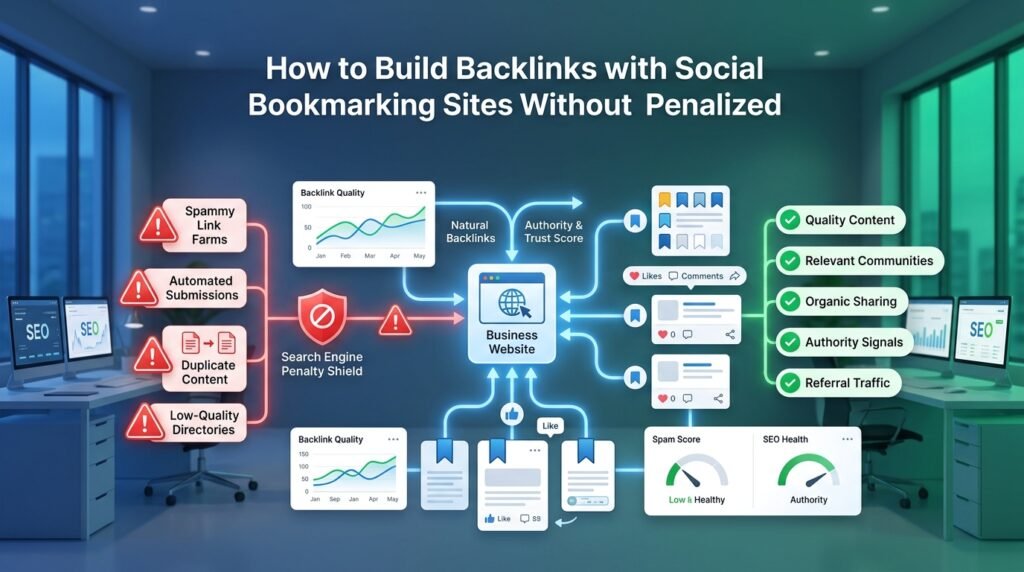 How to Build Backlinks with Social Bookmarking Sites Without Getting Penalized