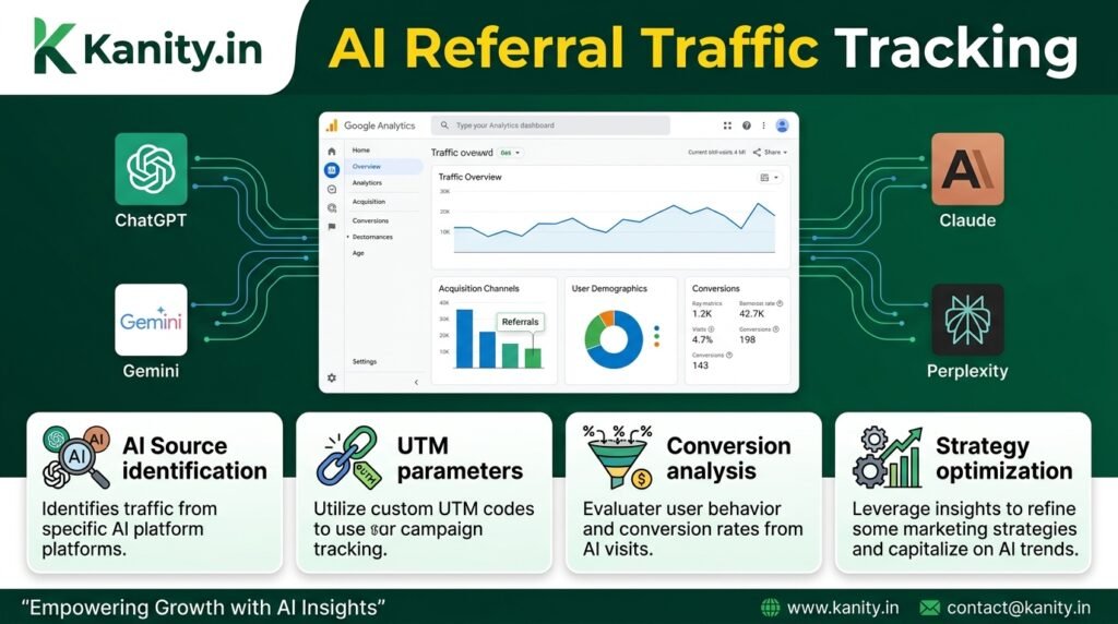How to Track AI Referral Traffic from ChatGPT-Gemini-Claude & Perplexity in Google Analytics 4 (GA4)
