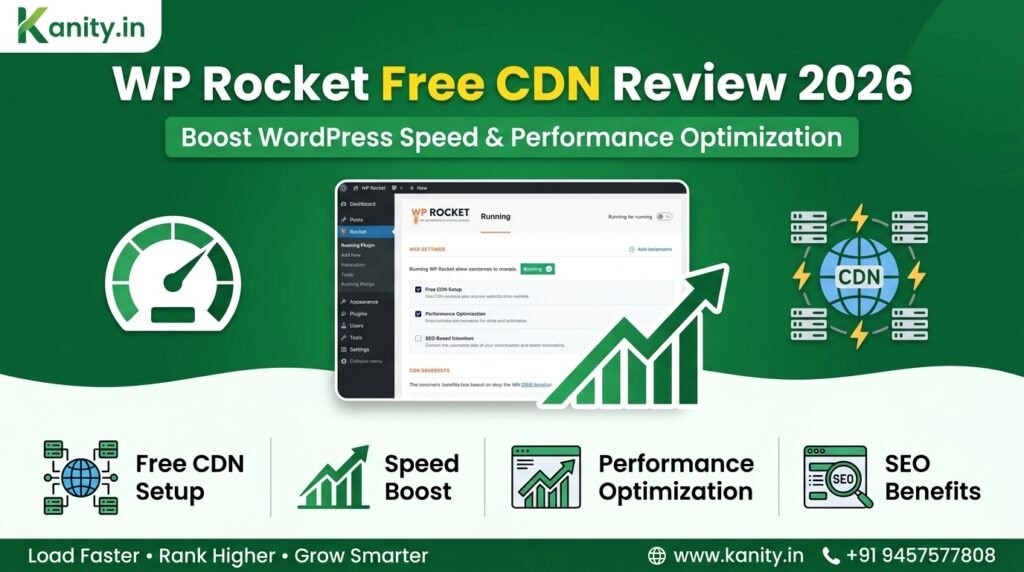 WP Rocket Free CDN Review 2026 Boost WordPress Speed & Performance Optimization